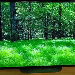 無料配送 美品 2019年 SONYBRAVIA 55V型 KJ-55A9G 4K有機ELTV HDR10 Youtube NETFLIX 多機能音声リモコンの画像