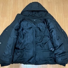 美品 H&M ダウンジャケット ブラックの画像