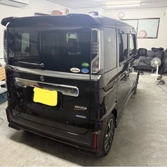 車検丸2年お渡し！諸経費コミコミ！装備フル充実！ 4WD！ハイブリッドターボ！ スズキ スペーシアカスタムハイブリッドXSターボの画像