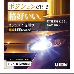 HID屋　爆光LEDバルブ T10/T16 ポジションランプ専用　1個の画像