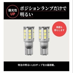 HID屋　爆光LEDバルブ T10/T16 ポジションランプ専用　1個の画像