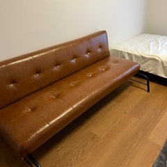 【11/16までの取引で更に2,000円OFF】　　モダンデコ　ソファーベッド ソファベッド おしゃれ 3人掛け ソファ ソファリクライニングソファー 革 合皮 レザー の画像