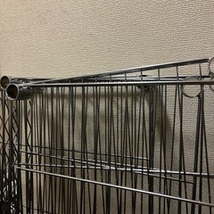 ♡5段 スチールラック　幅90×奥行46×高さ180cm 全体耐荷重400kg 頑丈 キャスター付きの画像