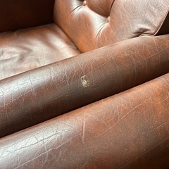 差し上げます　無料　早い者勝ち レトロ　ソファ　　の画像