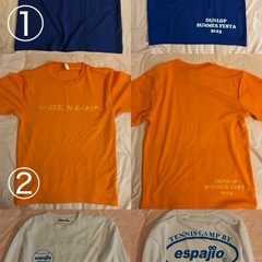 テニスウェア まとめ売り Tシャツ ロンT DUNLOP スポーツウェアの画像