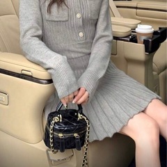 ニットワンピース の画像