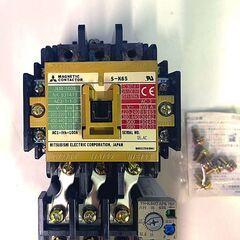 未使用　三菱 資格電磁接触器 電磁開閉器 マグネットコンタクター マグネットスイッチ　MSO-K65ARFS　AC200Vの画像