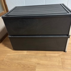 衣装ケース 2個セット CASTY製 の画像