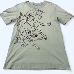 Paul Smith ポールスミス 牛プリント 半袖 Tシャツ メンズ M 緑 ミントグリーン カットソー 日本製 半袖Tシャツの画像