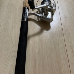釣り竿　リール付きの画像