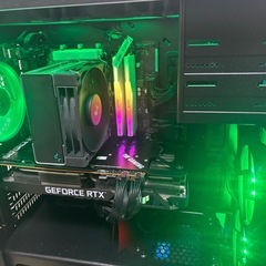 ゲーミングPC一式セット(モニター ラピトリ 無線マウス) の画像