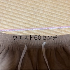 👖 レディース 薄手裏起毛パンツ | ウエスト60cm 試着のみの画像