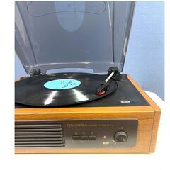 COLUMBIA コロムビア GP-11 卓上　レコードプレイヤー　スピーカー一体型の画像