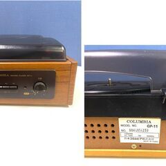 COLUMBIA コロムビア GP-11 卓上　レコードプレイヤー　スピーカー一体型の画像