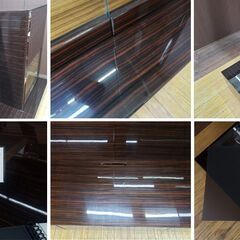 【K4　展示品　松創　テレビボード　ジン　黒檀　定価533万円】の画像