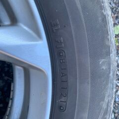 タイヤ&ホイール　マツダ　215/60R16 95H PCD114.3　傷あり　4本　引き取りのみ　の画像