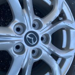 タイヤ&ホイール　マツダ　215/60R16 95H PCD114.3　傷あり　4本　引き取りのみ　の画像