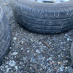 タイヤ&ホイール　マツダ　215/60R16 95H PCD114.3　傷あり　4本　引き取りのみ　の画像