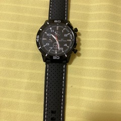 【未使用】腕時計　ブラックの画像