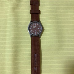 【未使用】SOKI★キャンバスベルト★ミリタリー腕時計　日付表示の画像