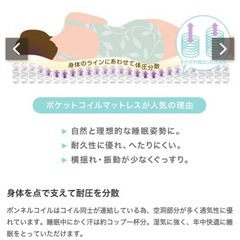 セミダブルマットレス　新品未使用　定価2万の画像