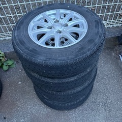  4本　アルミホイール　タイヤ　13インチの画像