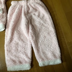 110サイズモコモコ上下部屋着の画像