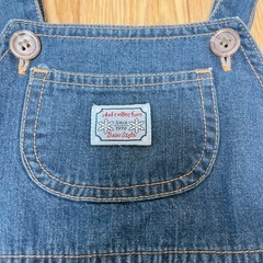 idol collection デニム ジャンパースカート 95 ブルー系　ワンピース　ベビー服　キッズ　ジャンバースカートの画像