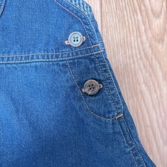 idol collection デニム ジャンパースカート 95 ブルー系　ワンピース　ベビー服　キッズ　ジャンバースカートの画像