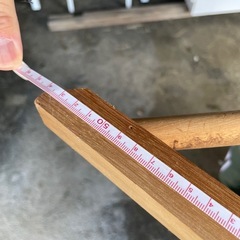 木製ハンガーラックの画像