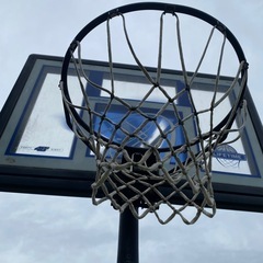 バスケットボール　ゴールの画像