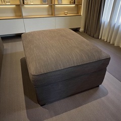 IKEA ソファー　シーヴィク　3人がけ　クッション、オットマン、説明書付き の画像