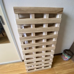 布団　マットレス用　すのこ　4つ折りタイプの画像