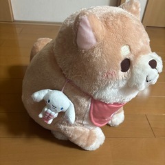 犬のぬいぐるみ.の画像