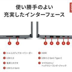 Lenovo IdeaPad Slim 170 Win11 使用248時間 極美品！の画像