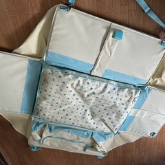 【未使用】持ち運び犬用キャリー？移動式ベッドとしても使えますの画像