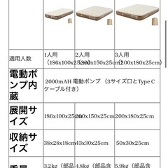 エアーベッド　ネイチャーハイクの画像