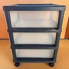 収納BOX三段ケースの画像