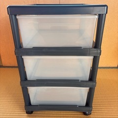 収納BOX三段ケースの画像