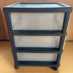 収納BOX三段ケースの画像