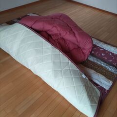 長方形こたつ布団上下の画像