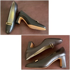 サルバトーレフェラガモ【22㎝位】パンプス☆クリーニングお手入れ済6333の画像