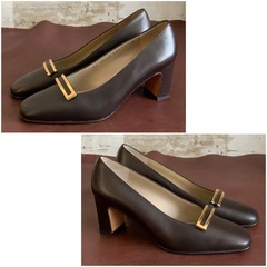 サルバトーレフェラガモ【22㎝位】パンプス☆クリーニングお手入れ済6333の画像