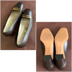 サルバトーレフェラガモ【22㎝位】パンプス☆クリーニングお手入れ済6333の画像