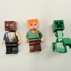 レゴブロック【マインクラフト ミニフィグ】の画像