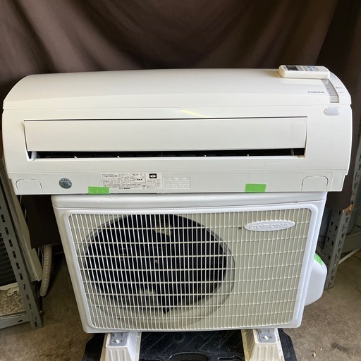 取付込、保証付、コロナ2019年2.2KW6畳用