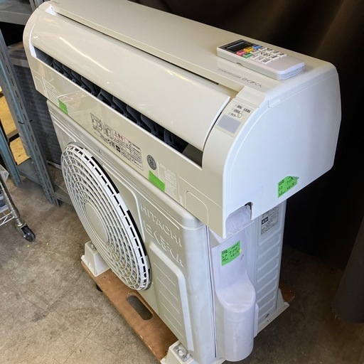 取付込、保証付、日立2021年2.2KW6畳用