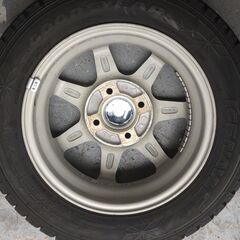 軽自動車用ホイール4本　スタッドレスタイヤ付き  155/65R13の画像