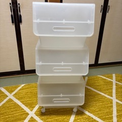 3段収納ケースの画像
