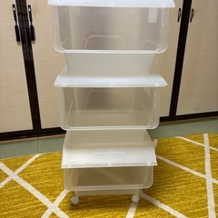 3段収納ケースの画像